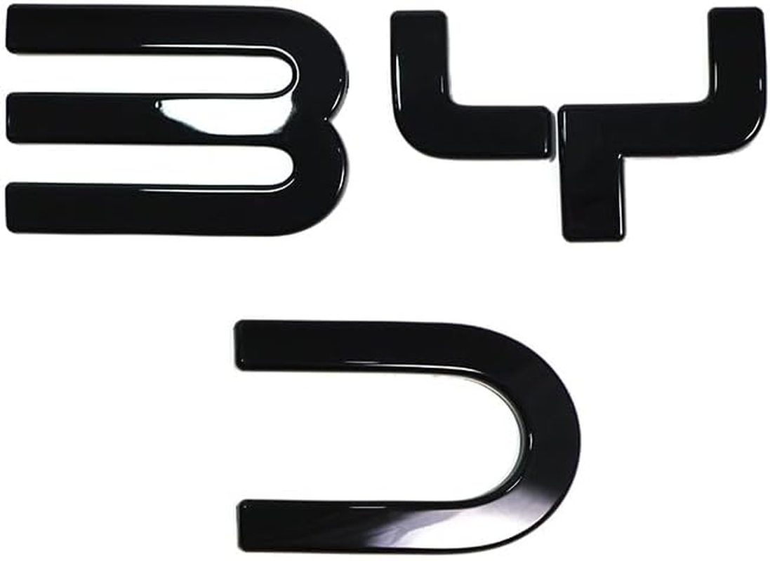 Personalized for BYD Shark 6 Emblem Sticker Cover, Fit for Logo BYD Shark 6 Decals Accessories,Precision ABS Material Anti-Scratch(Bright Black-Front Logo Cover)