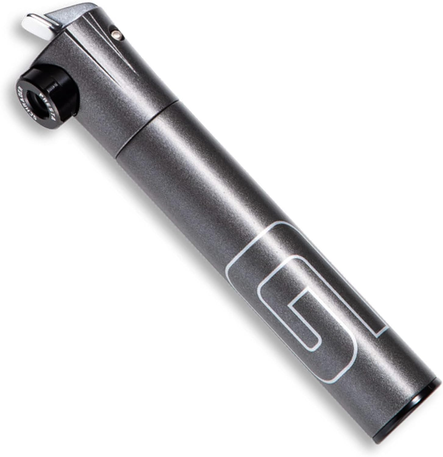 GIYO Small Bike Tire Pump Schrader & Presta Valve for MTB 80 PSI Telescopic Barrel All Metal CNC Portable Mini Bike Pump Secure Valve Lock for Easy Pumping | Taiwan Made GM043