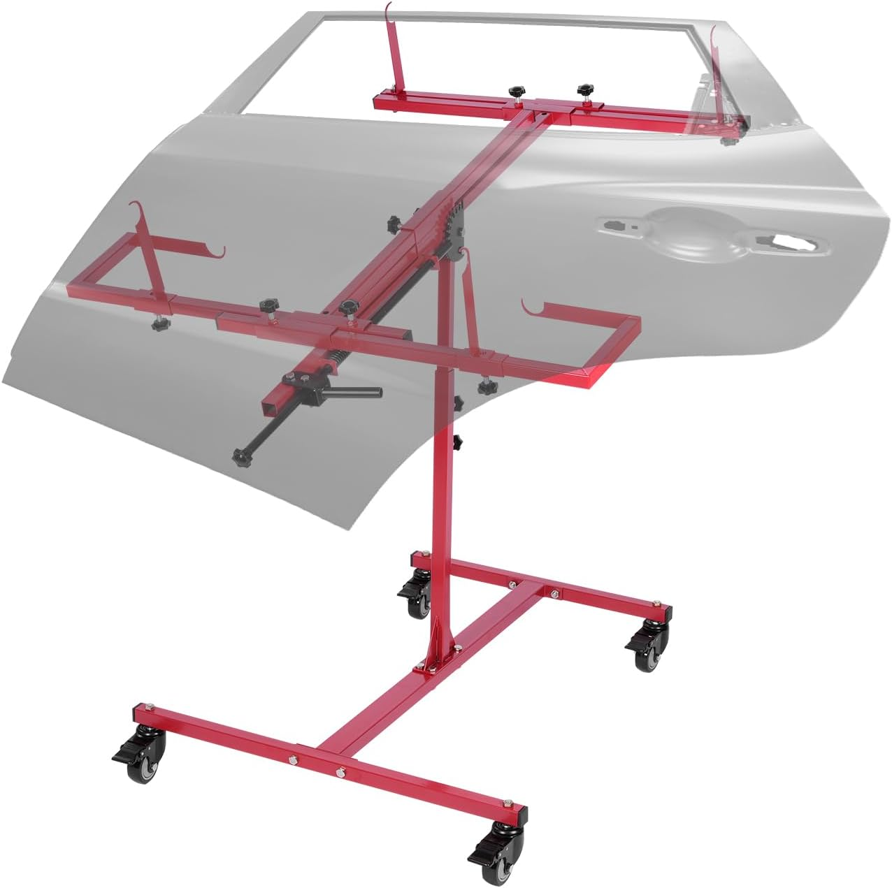 Multifunction Automotive Paint Stand, 0&deg; to 90&deg; Adjustable Rotating Paint Stand Bumper, Hood, Wings and Door Stands for Painting