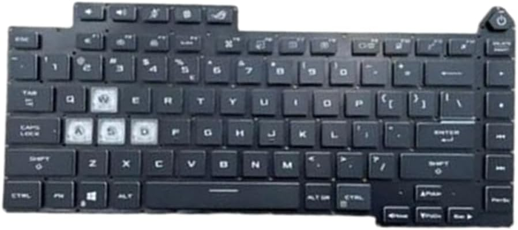 Laptop Keyboard for ASUS for ROG Strix Scar 15 G533QM G533QR G533QS Colour Black US United States Edition Year 2021 image number 1