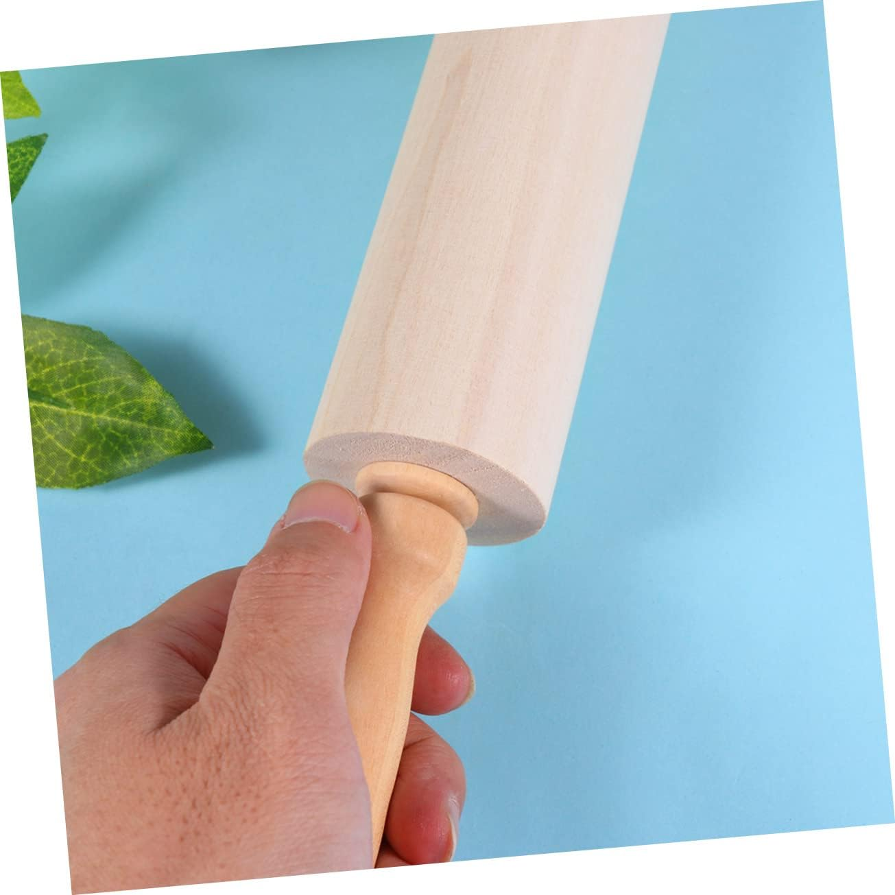 Wooden Christmas Rolling Pin Dough Roller Pin for Baking for Christmas Cookies and Pizza Preparation image number 4
