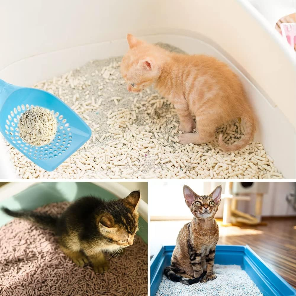 3 Pack Long Handle Cat Litter Scoop Cat Litter Shovel Kitten Cleaning Tool for Sifting Kitty Litter image number 5