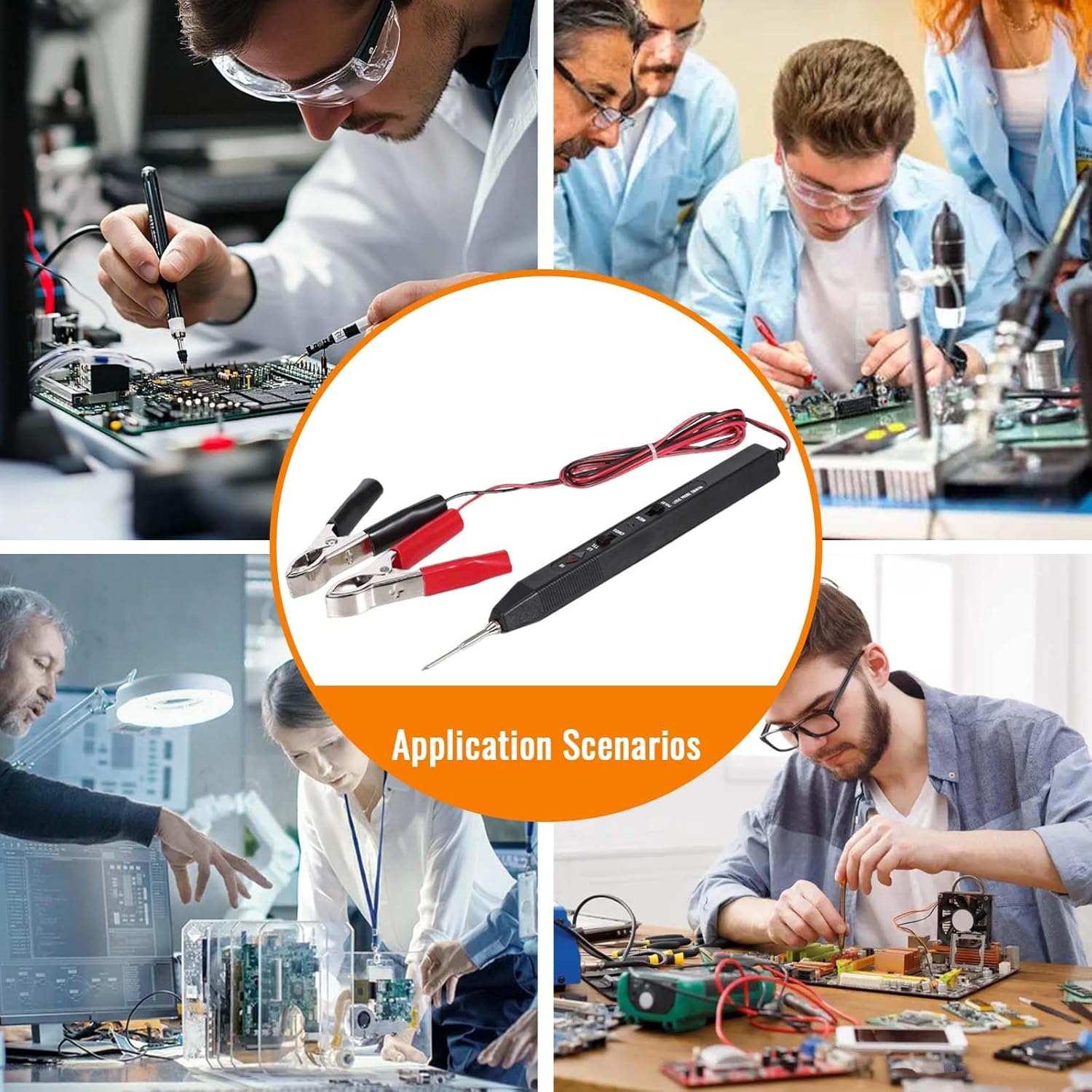 Electronics Logic Probe Tester - Automotive Pulse Signal Detector, No External Power Required for Levels High Low Capture image number 6