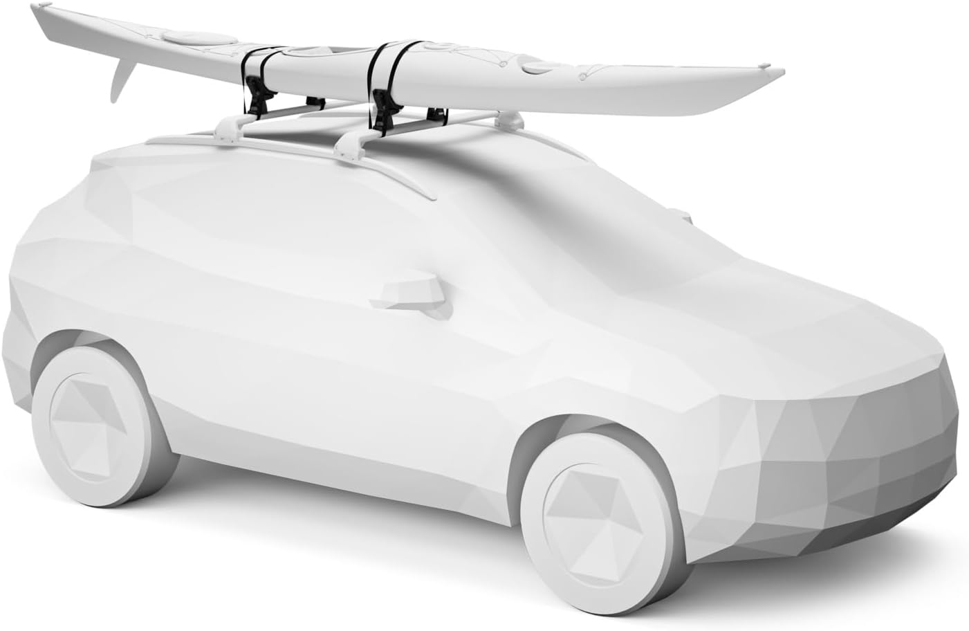 Thule 895000 Dockgrip Horizontal Kayak Carrier, Black image number 1