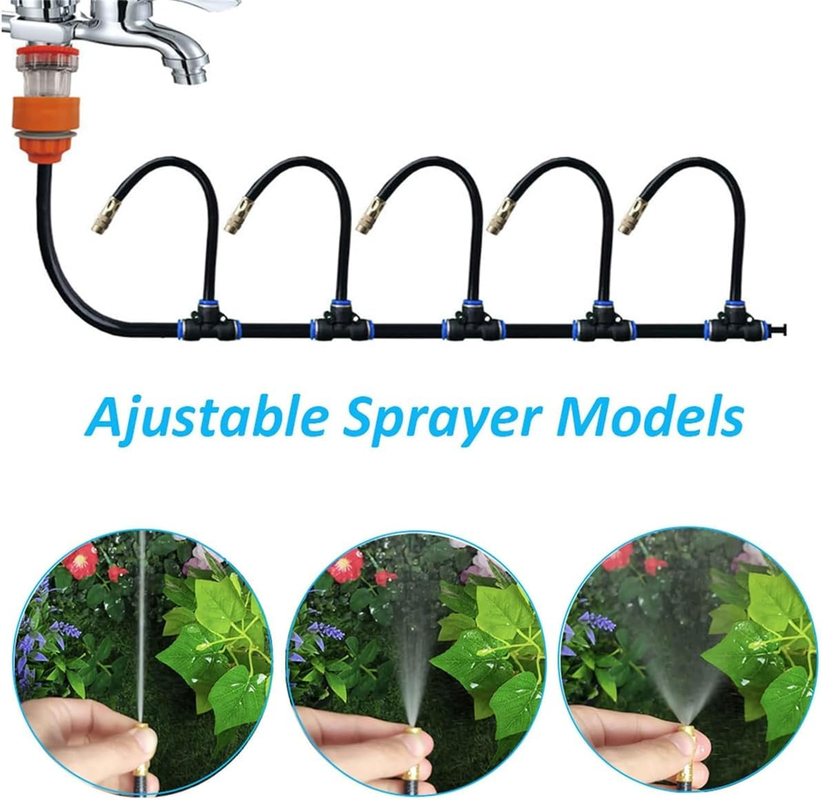 AIMALL Automatic Watering Kit for Garden - 5M, 10M, 20M Irrigation Set, Universal Spray System for Efficient Garden Care image number 1