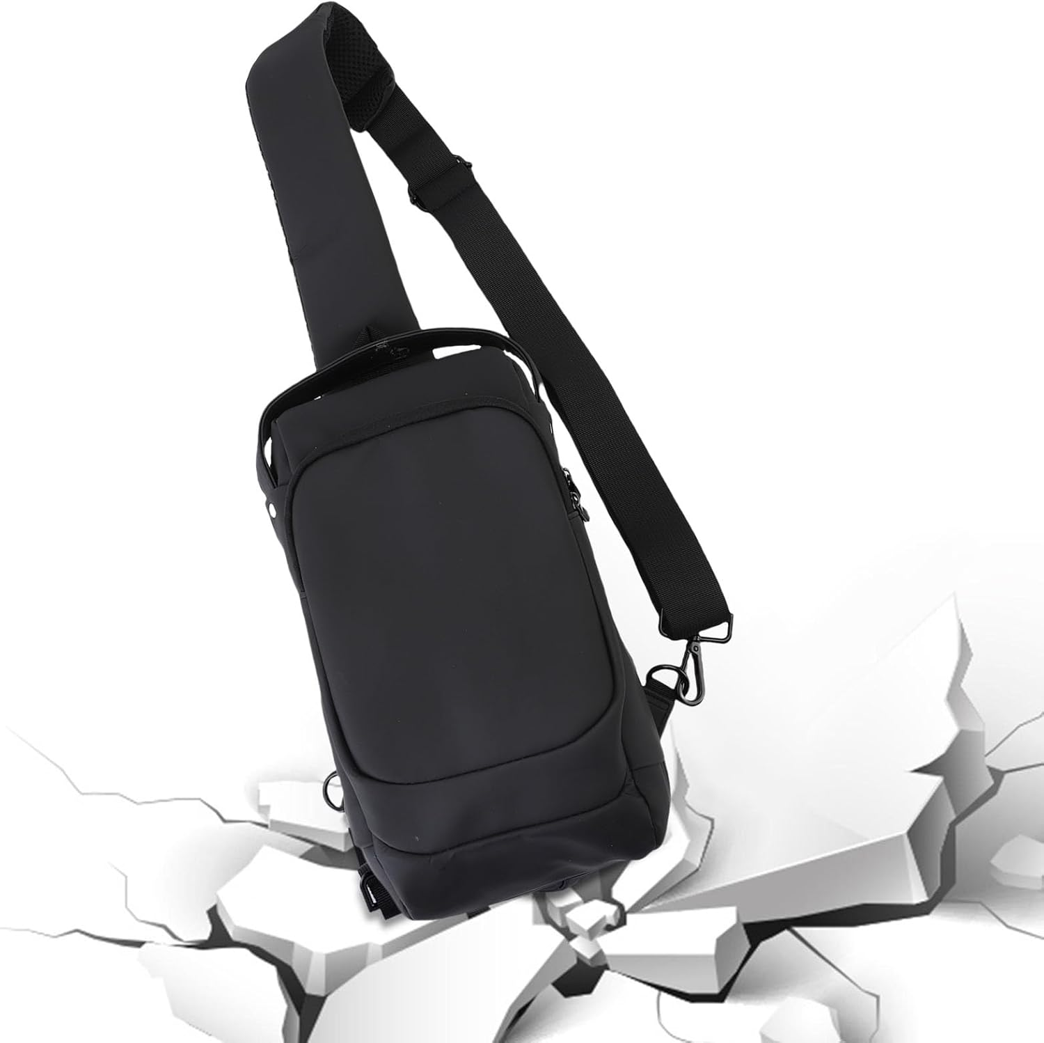 MENDUNER Handheld Gaming Console Sling Bag, Carrying Case Fit for Steam Deck OLED, Large Storage Space Retro Gaming Consoles Accessories Travel Bag