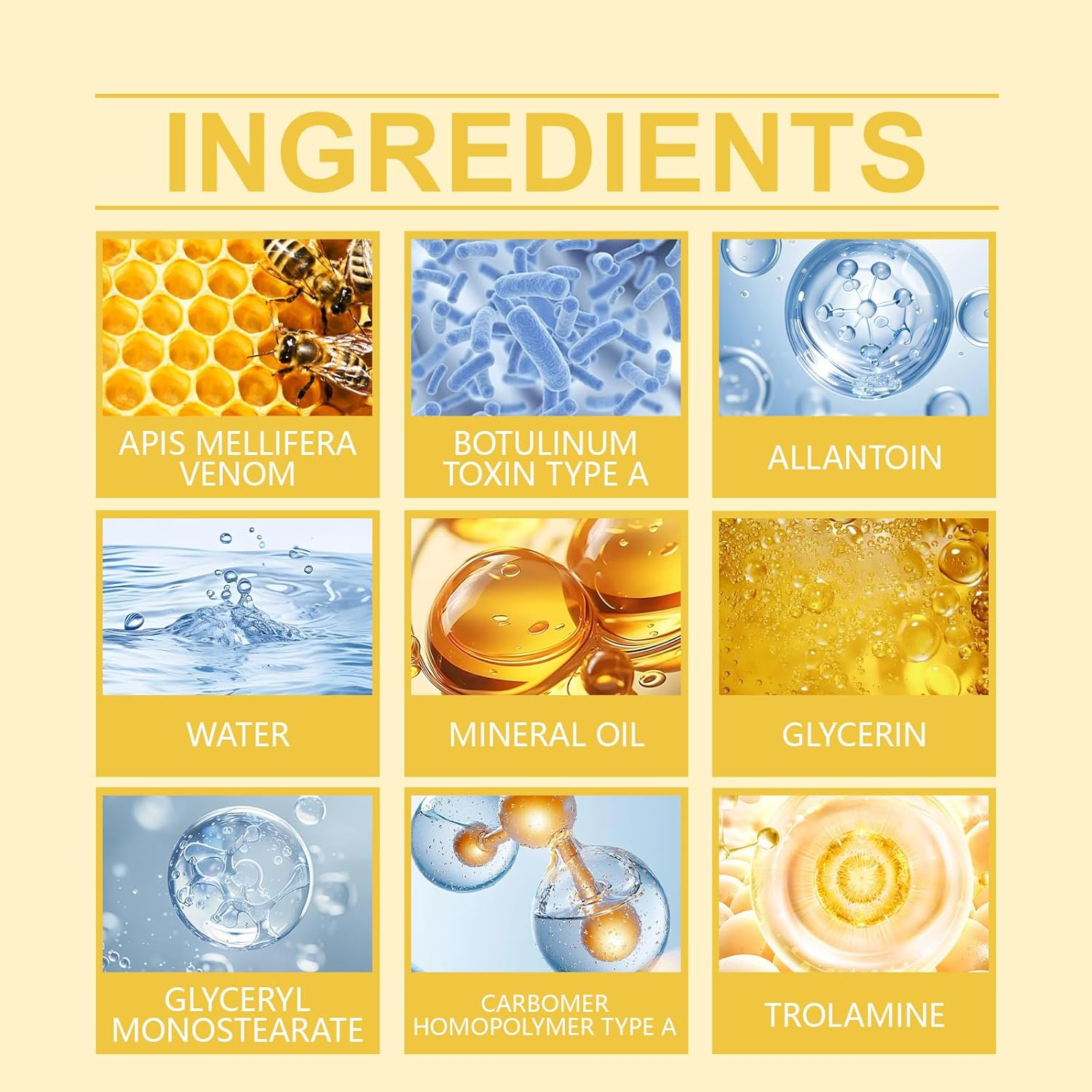 Botulinum Toxin & Bee Venom Cream Australia (120G（Pack of 2)) image number 2