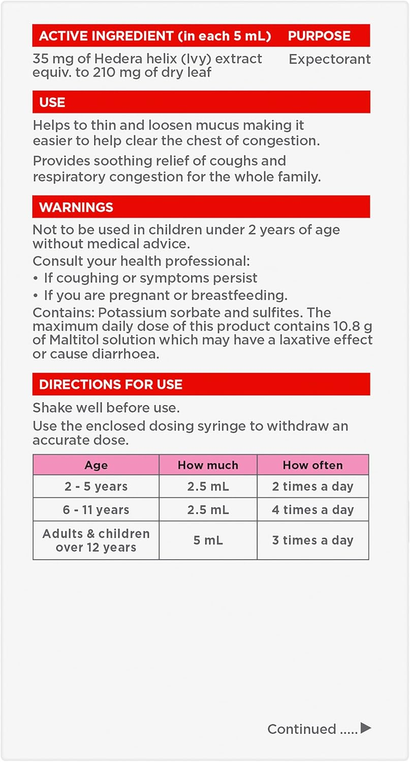 Little Coughs Original Raspberry Oral Liquid Bottle 200 Ml image number 1