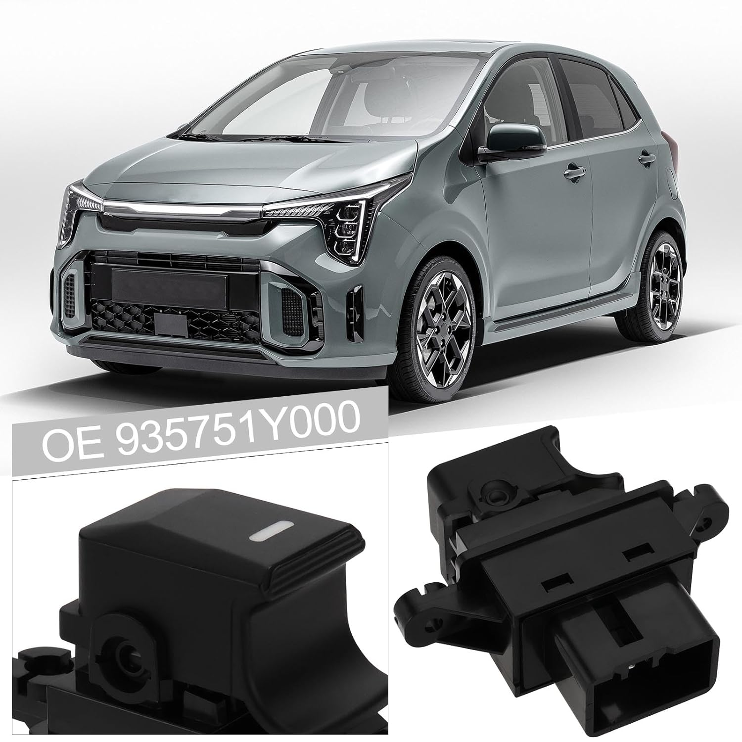 Ecsing 1Pc Passenger Side Power Window Switch Replacement Part OE 935751Y000 Compatible with Kia Picanto 2011-2017 Car Accessories 7 Pin image number 5