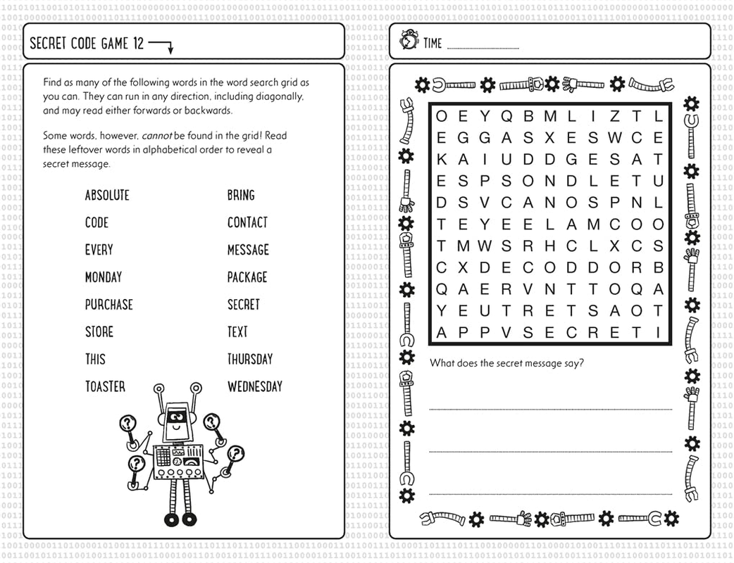 Secret Code Games for Clever Kids&reg;: More than 100 Secret Agent and Spy Puzzles to Boost Your Brainpower (Volume 22) image number 4