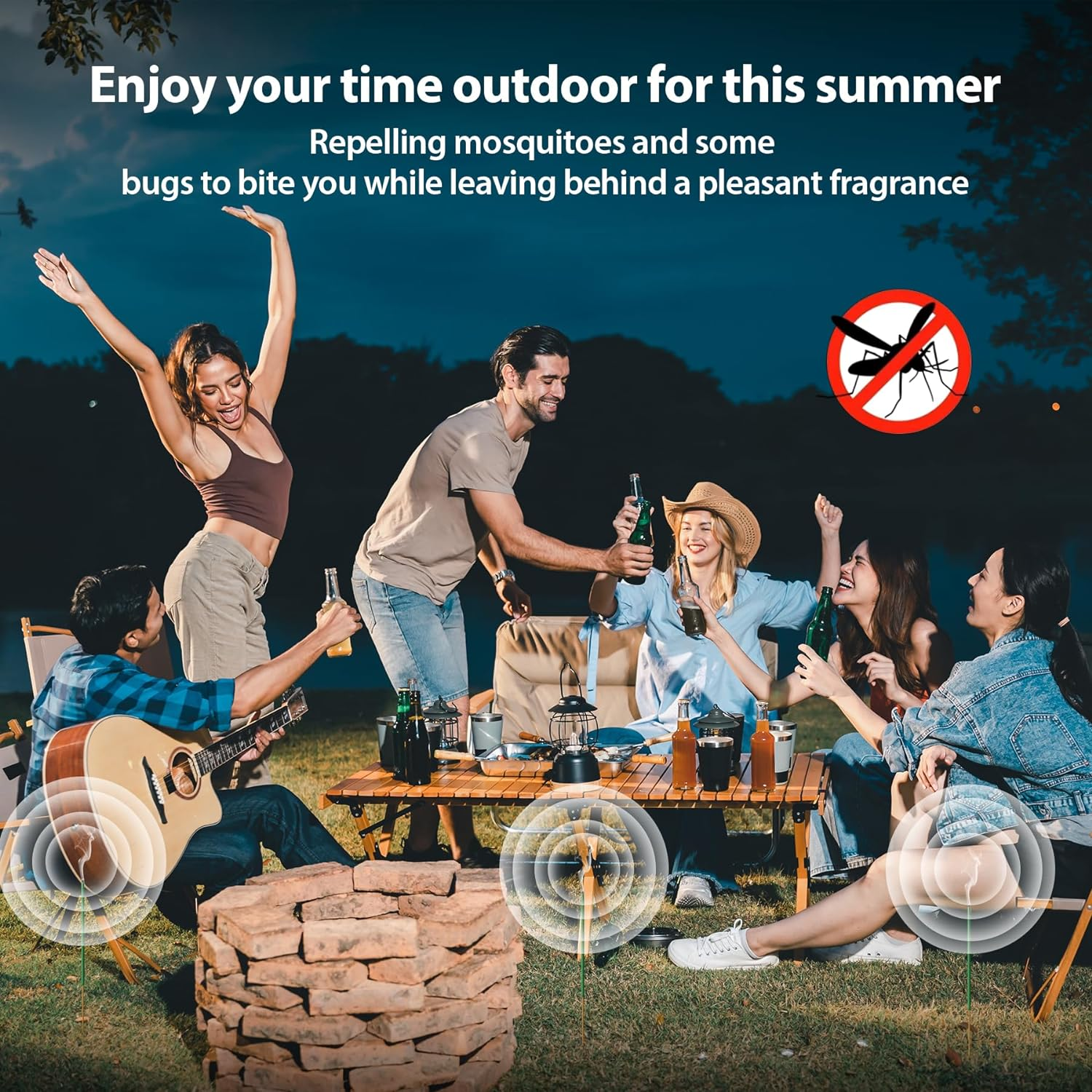 KICKOUTOR Mosquito Repellent Outdoor Patio 120 PCS Citronella Oil Mosquito Incense Sticks Natural Organic Mosquito Barrier Mosquito Repeller for Backyard Travel Camping Indoors Gnat Mosquito Control image number 3