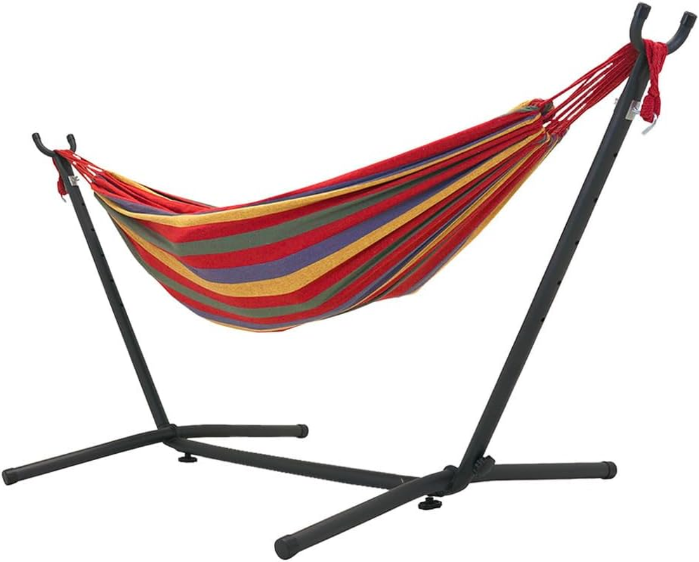 MT ASPIR Outdoor Hammock with Waterproof Stand, for 2 Person Portable Lightweight Hanging Hammocks Swing Beds for Camping, Beach, Backyard, Travel, Support up to 200Kg Blue