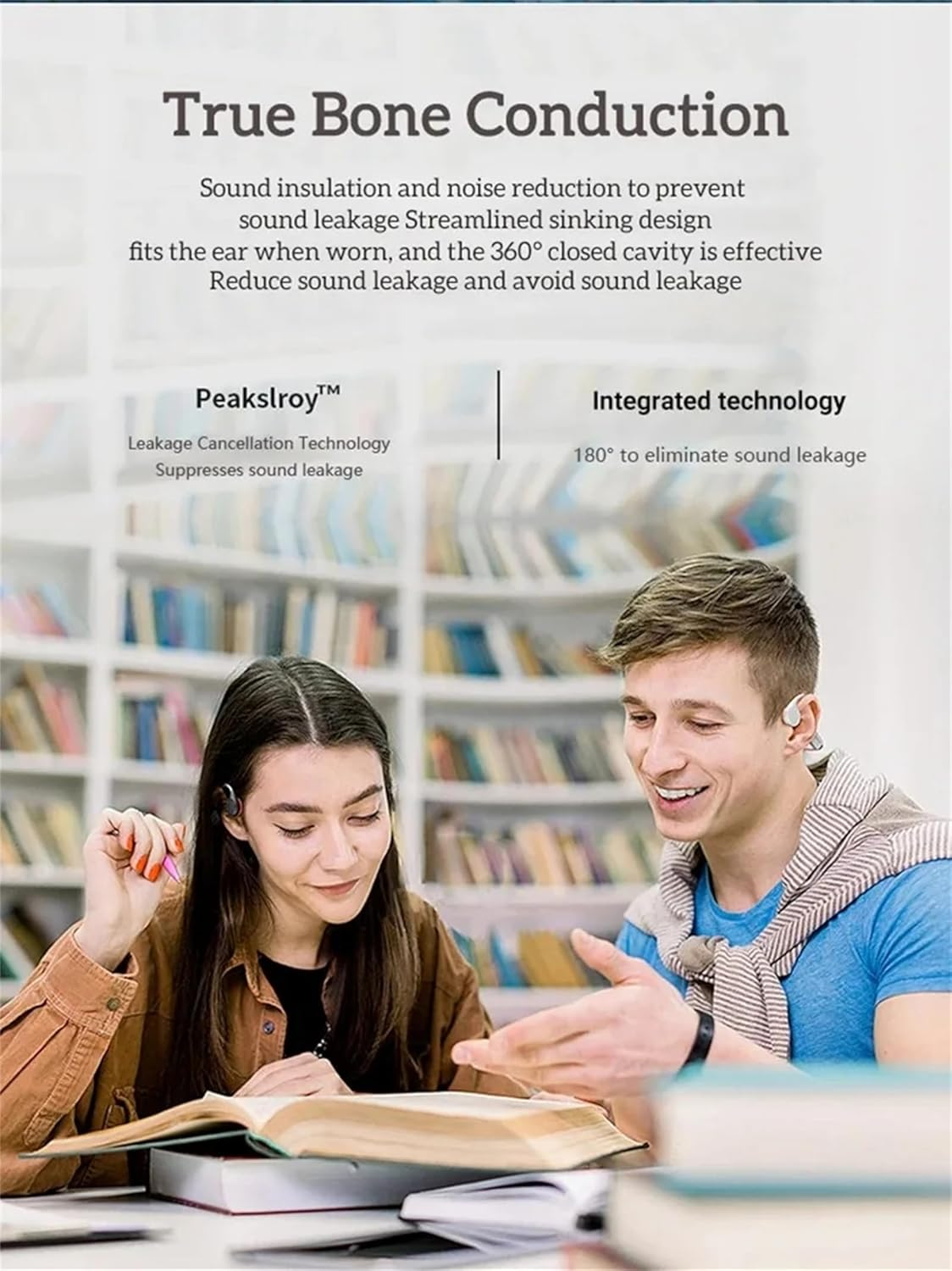 IPX8 Waterproof Bone Conduction Headphones X7S Bluetooth 32GB MP3 Swim Sports Wireless Earphone with Mic Hifi Bass Music Stereo (Black) - Black image number 3