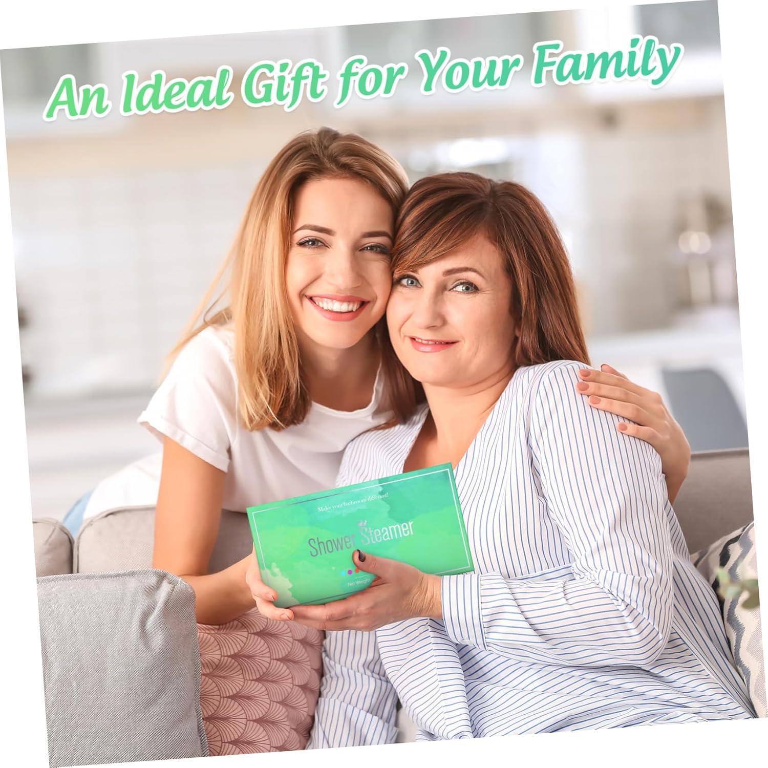 WOFASHPURET Natural Tablets 30G X 8 Pack Essential Oil Infused Spa Tablets for Women Aromatherapy Shower Steamers for Stress Relief and Relaxation