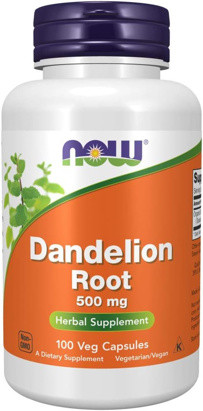 NOW Supplements, Dandelion Root (Taraxacum Officinale)500 Mg, 100 Capsules image number 4