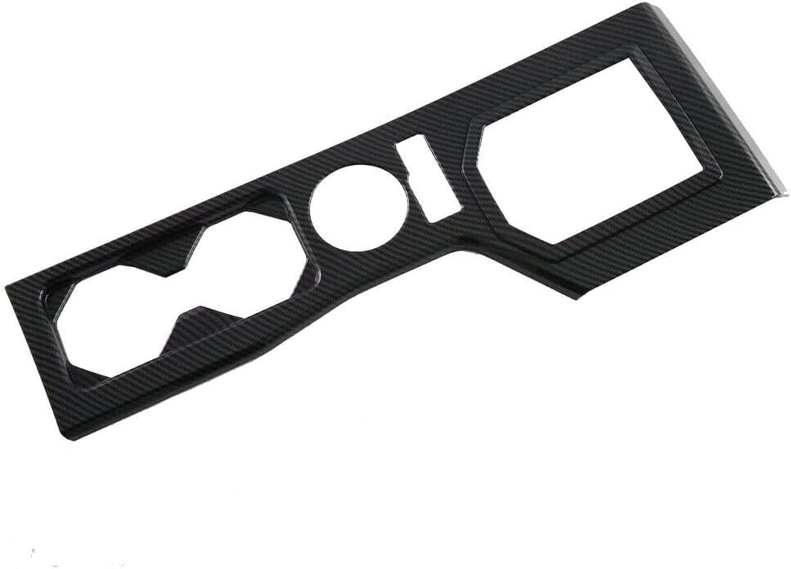 GZBFTDH Carbon Fiber Gear Shift Panel Cover Accessories for Mitsubishi Triton 2024 2025, Car Parts Protector Guard Plate ABS image number 6