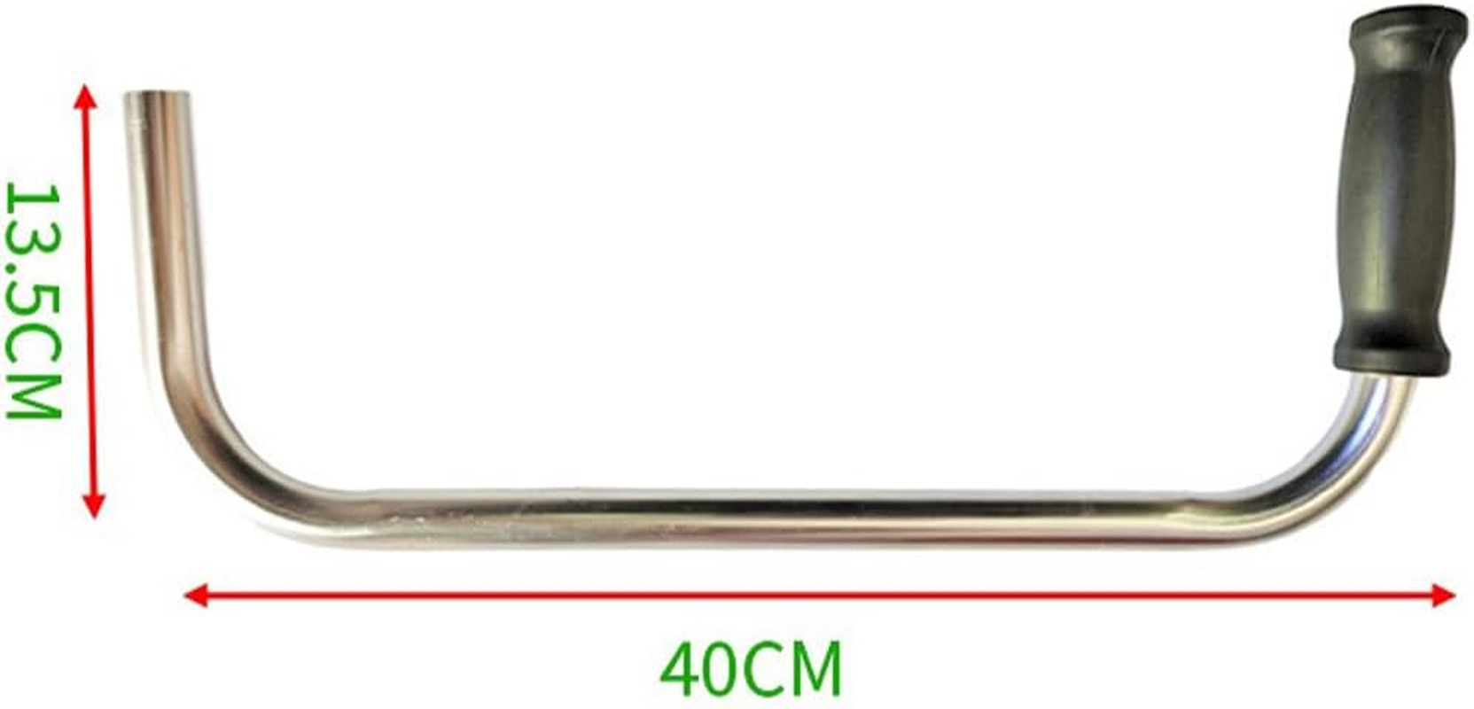 String Trimmer Handle, 15.7" Lawn Mower Handle, Weedeater Extension Ergonomic Trimmer Grip, Weed Wacker Attachments with Adjustable Shoulder Strap for Lawn Care, Landscaping, Yard Trimming image number 2