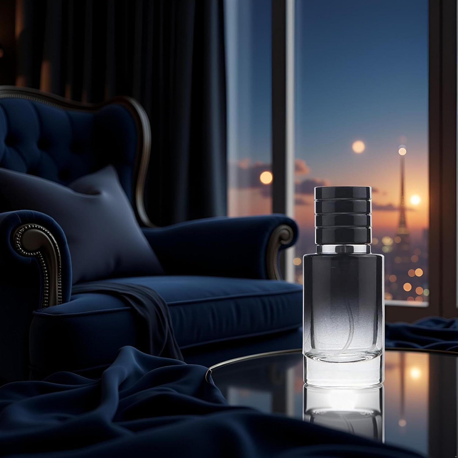 Pchnfei Black 30Ml Perfume Atomizer Portable High-Grade Glass Spray Refillable Small Bottle Travel Cosmetics Outdoor Dispensing Mini Spray Bottle,Refillables Cosmetic Refillable Containers image number 2