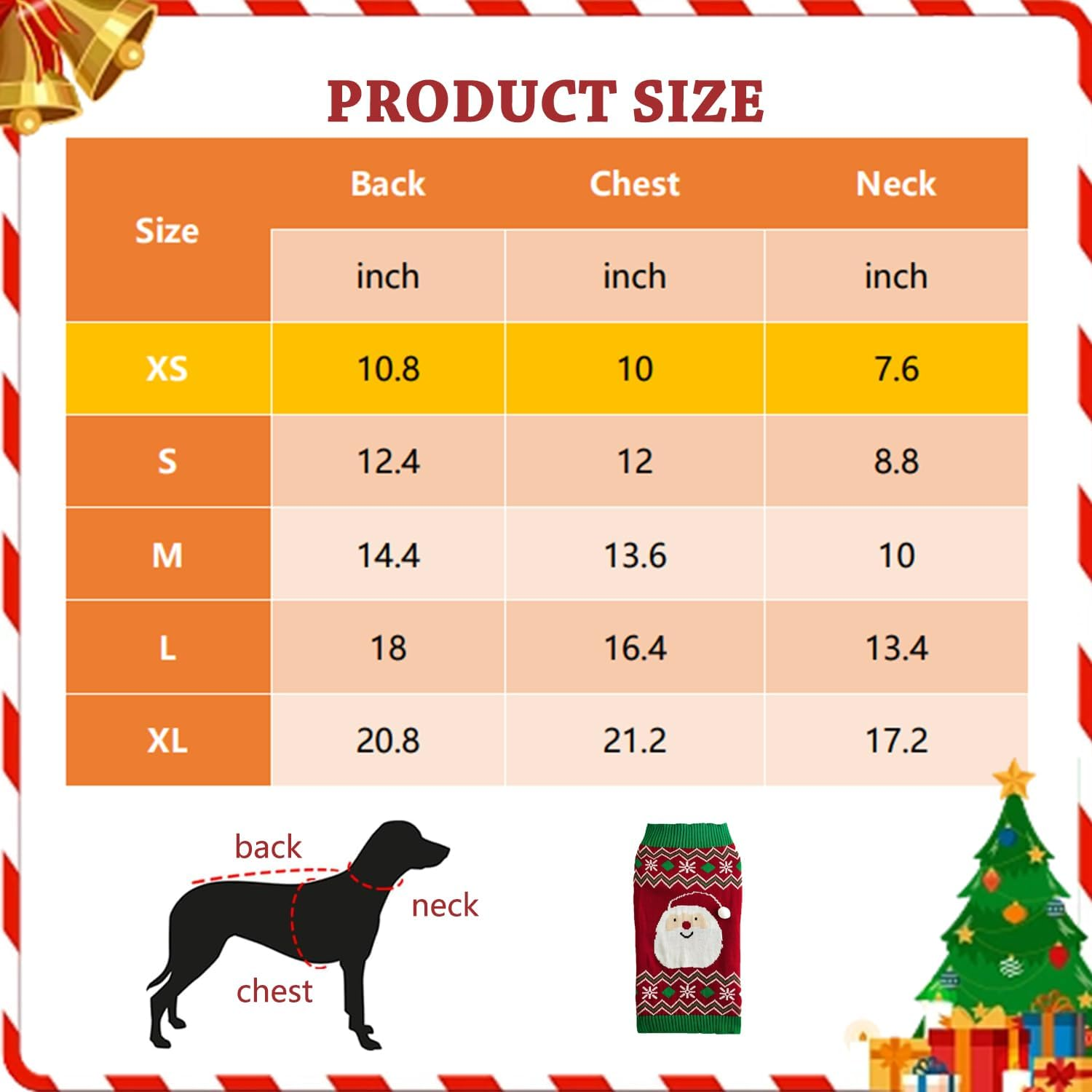 Pet Christmas Jumper, Christmas Jumper, Small Dogs, Christmas Dog Jumper with Snowman Motif, Thickening, Cute and Charming for Everyday Use When Travel, Red (XS) image number 3