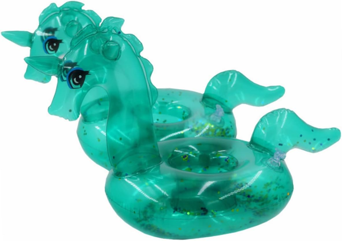 NOLITOY 4Pcs Inflatable Drink Cup Holder Floating Design PVC for Summer Gatherings image number 5