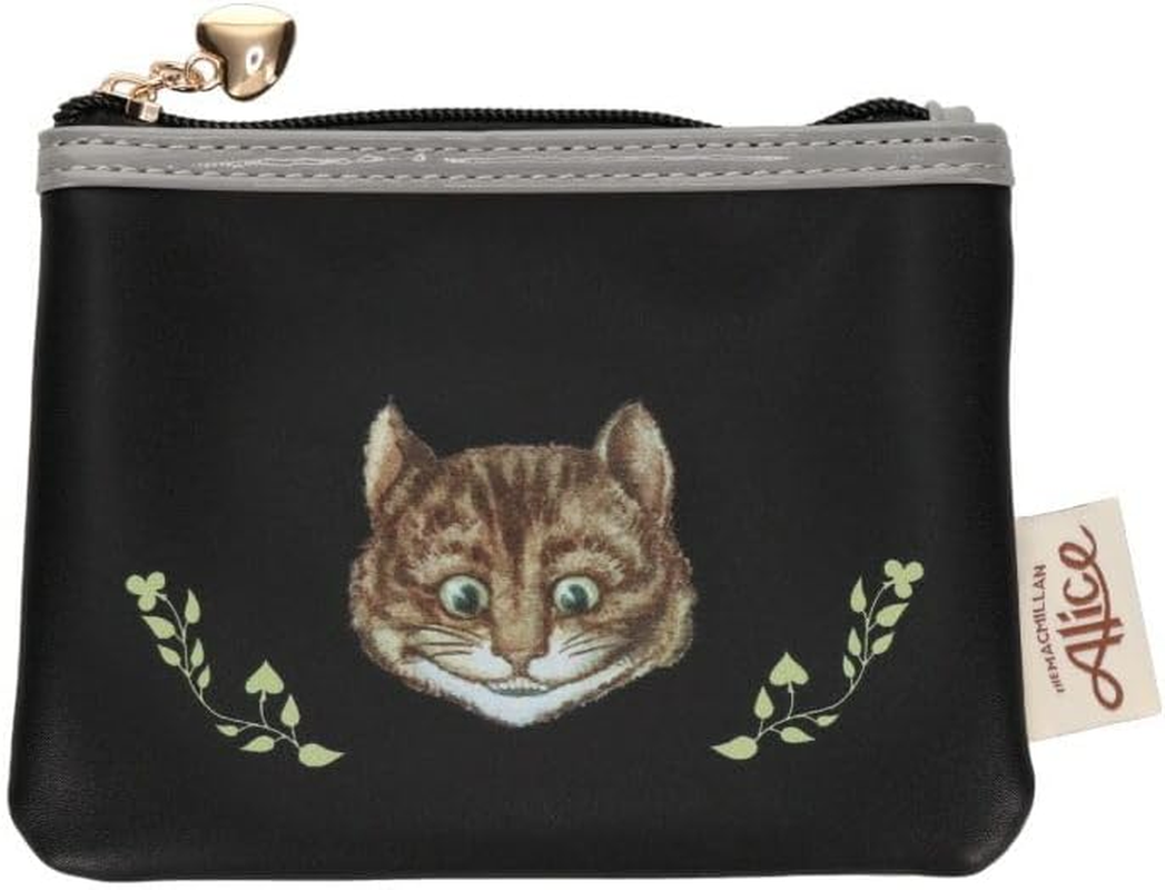 Macmillan Alice Flat Pouch Cheshire Cat Black
