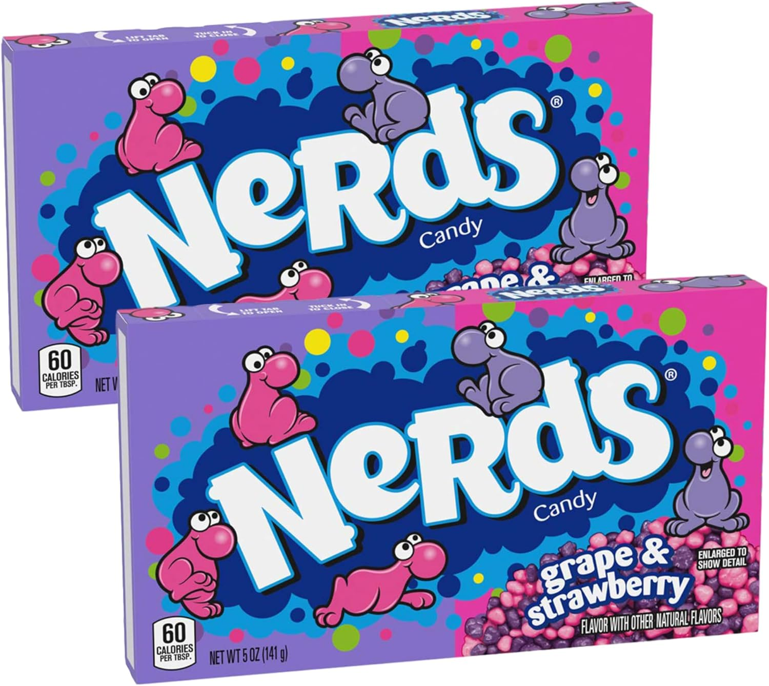 Nerds Candy Strawberry and Grape141G Theatre Box - 2 Pack image number 5