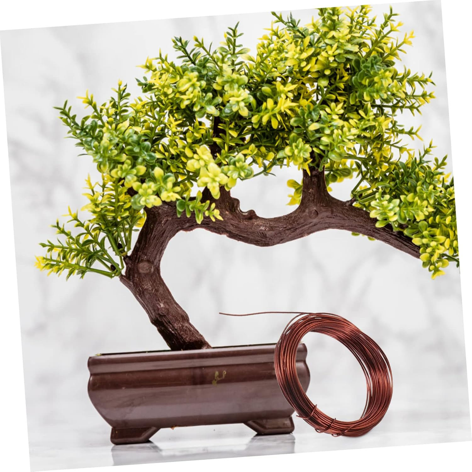 SUPVOX Bonsai Wire Kit for Plant Training and Tree Modeling, 10 Meters Antique Copper Aluminum Wire Set for Bonsai Tree Shaping and Climbing Plant Support in Gardening image number 6