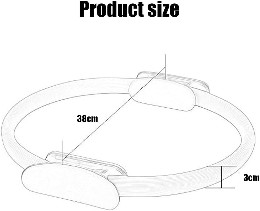 Pilates Ring Circle,Magic Circle,Muscle Trainers,Magic Circle,Gym Equipment,Circular Fitness Circles, for Legs, Arm and Glutes Core Strength Training