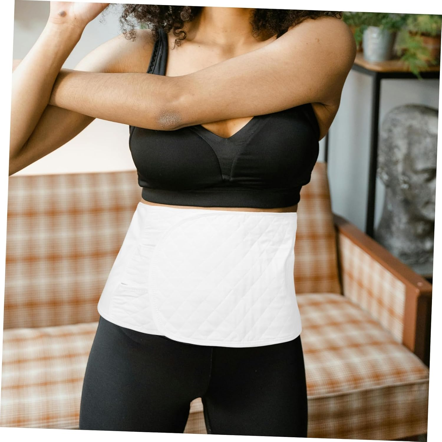 YARNOW Postpartum Belly Wraps Adjustable Maternity Waist Trainer Breathable and Comfortable Pregnancy Belly Support Belt image number 5