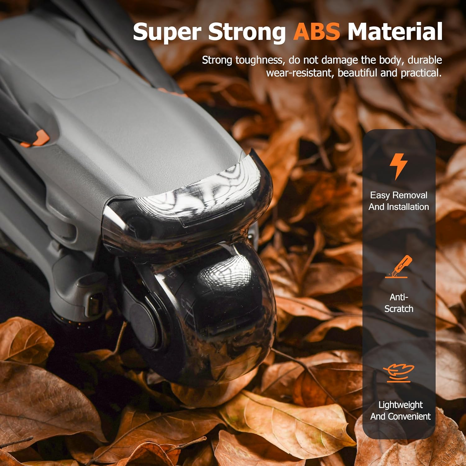 Air 3S Gimbal Protector,Lens Cover Obstacle Sensor Avoidance Cap for DJI Air 3S Drone Accessories image number 4