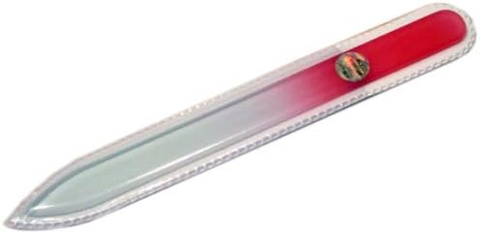 Brajek Glass Nail File 140Mm Single Sided (Pink Gradient #07) image number 2