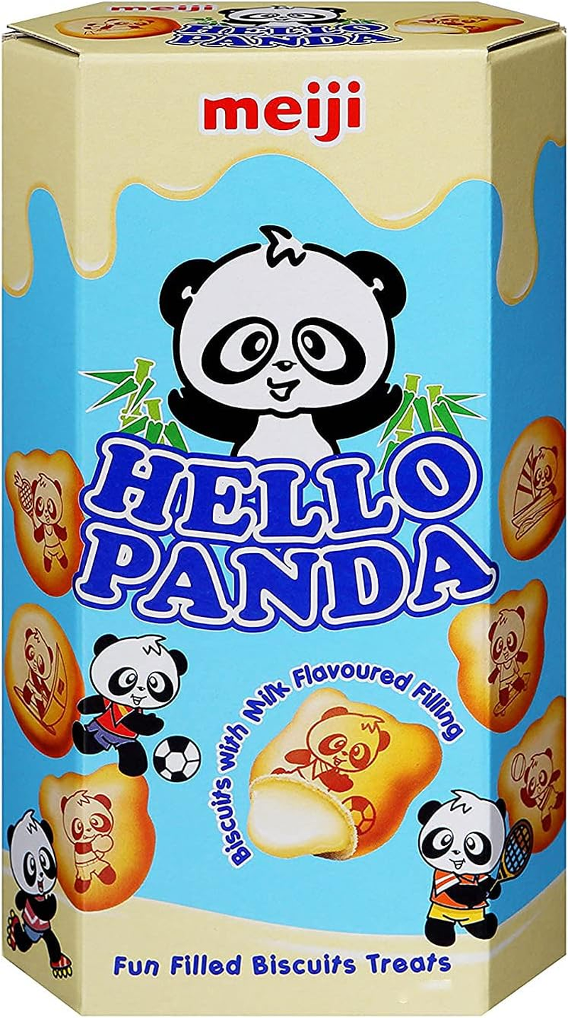 Meiji Hello Panda Milk Biscuits 42G 10 Pack image number 3