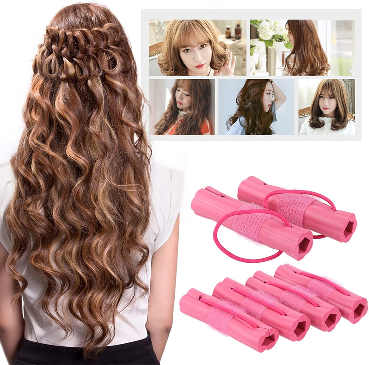 TARSHYRY Foam Sponge Hair Curler for Sleeping Curly Hair Roller Hairdresser Styling Curler without Sponge Curler Tools Hair Care Styling Kit