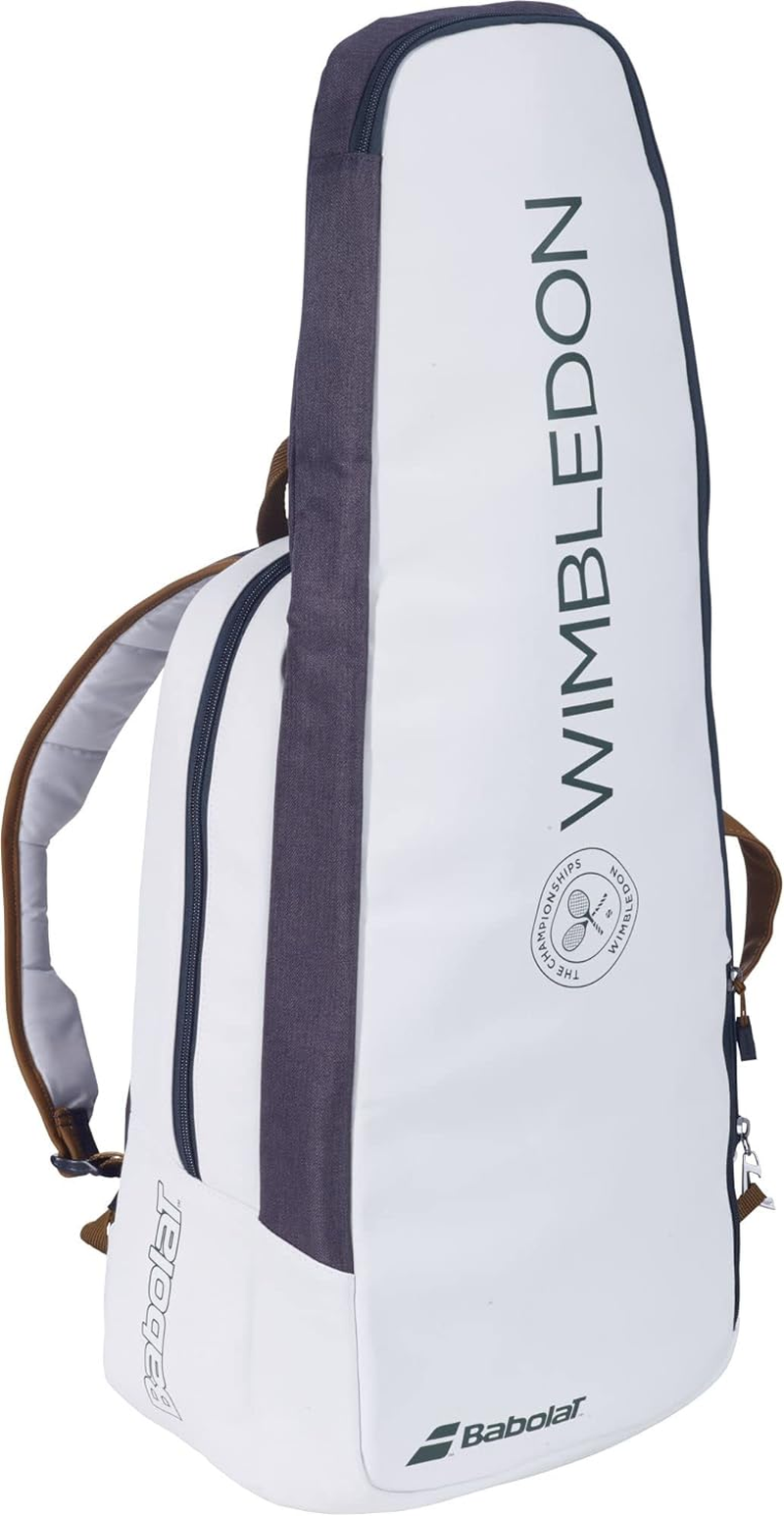Babolat Pure Wimbledon Tennis Backpack (White/Grey) image number 1