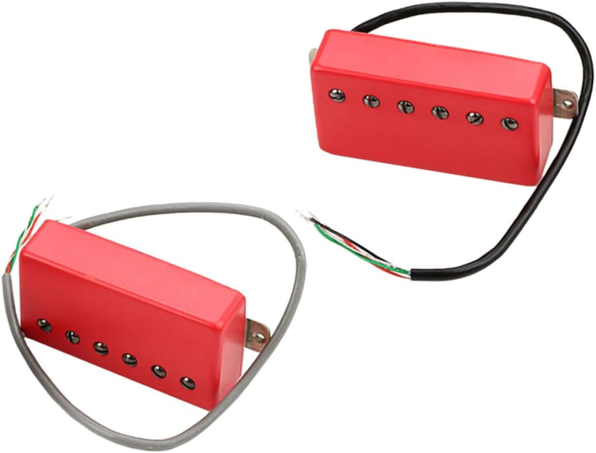 2Pcs Matte Guitar Dual Pickups Acoustic Guitar Pickups Unique Design for Replacement Compatible