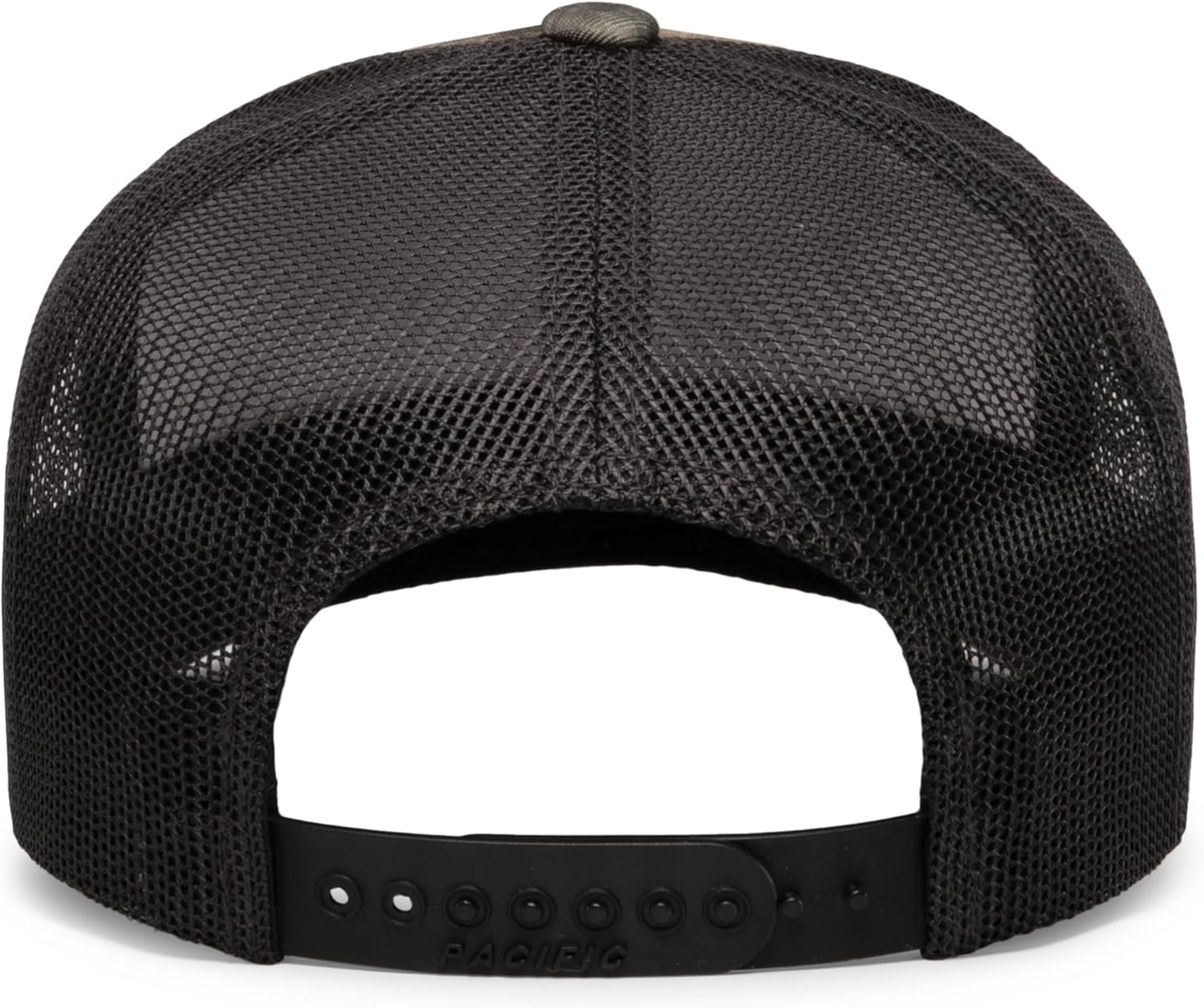 Pacific Headwear Camo Snapback Trucker Cap