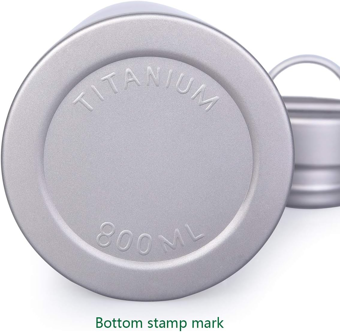 Boundless Voyage 800Ml Titanium Sports Bottle with Titanium Lid Outdoor Cycling Hiking Titanium Bottle image number 1