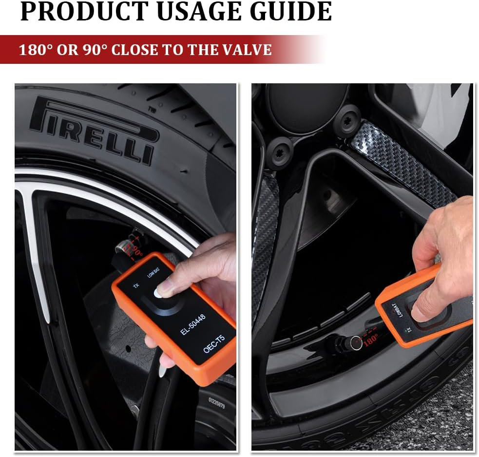 HQRNYP TPMS Relearn Tool for GM, Tire Sensor TPMS Reset Tool, Tire Pressure Monitor Sensor Activation Reset Tool EL-50448 OEC T5, Compatible with Buick Chevy Cadillac image number 5