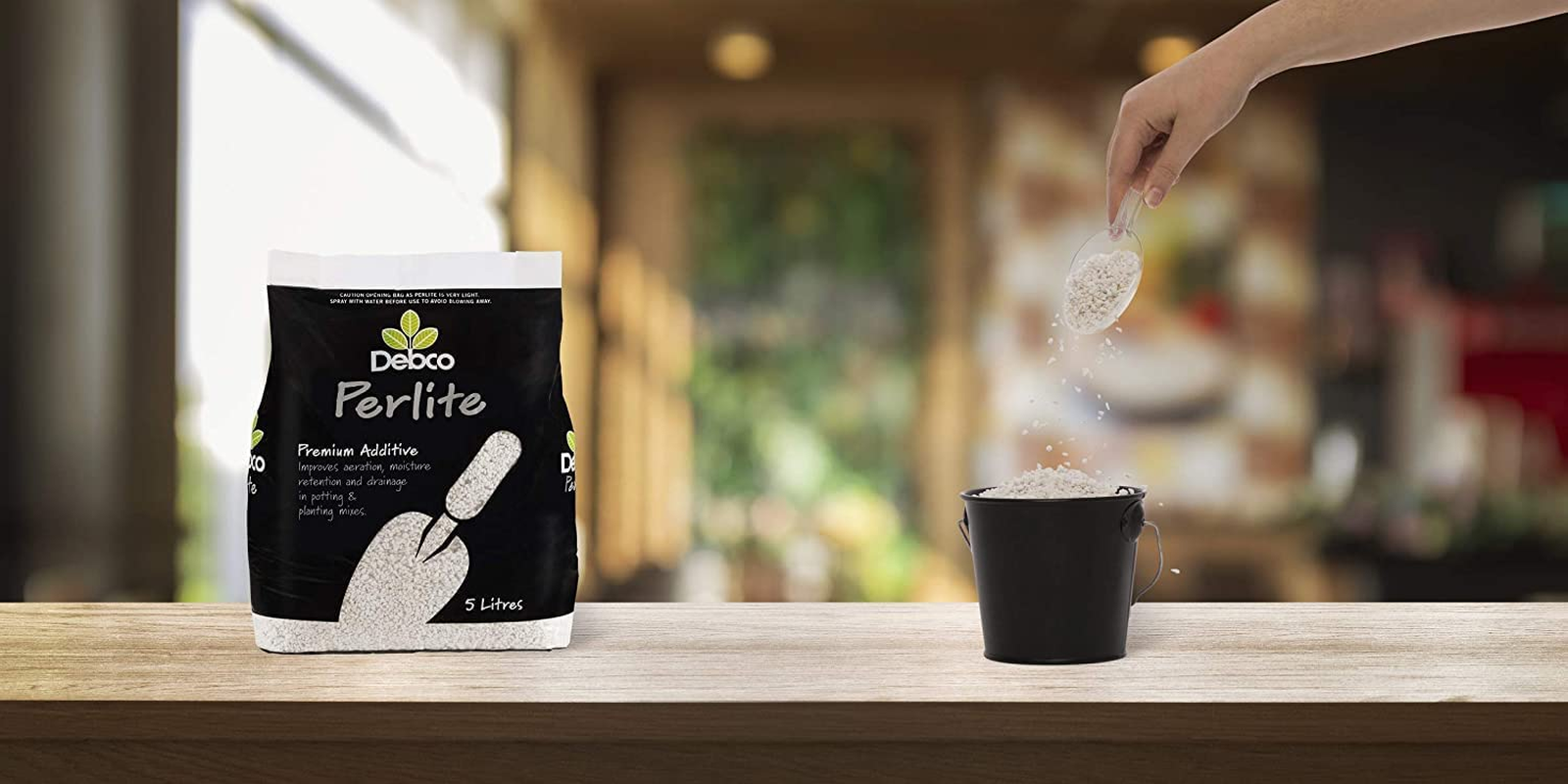Debco Perlite Additive 5 Litre & Professional Peat Moss 5 Litre image number 2