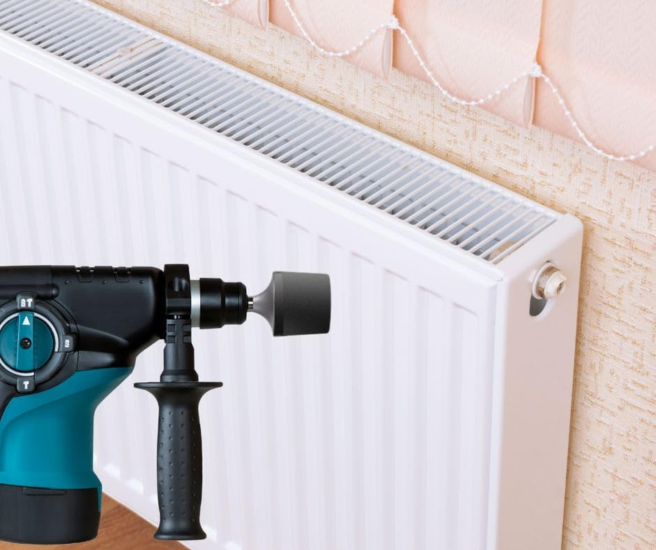 WERHE&reg; SDS plus Rubber Hammer for Hammer Drill with Diameter 36 Mm Diameter - Rubber Hammer Ideal for Working on Sheet Metal, Paving Stones, Piles image number 2