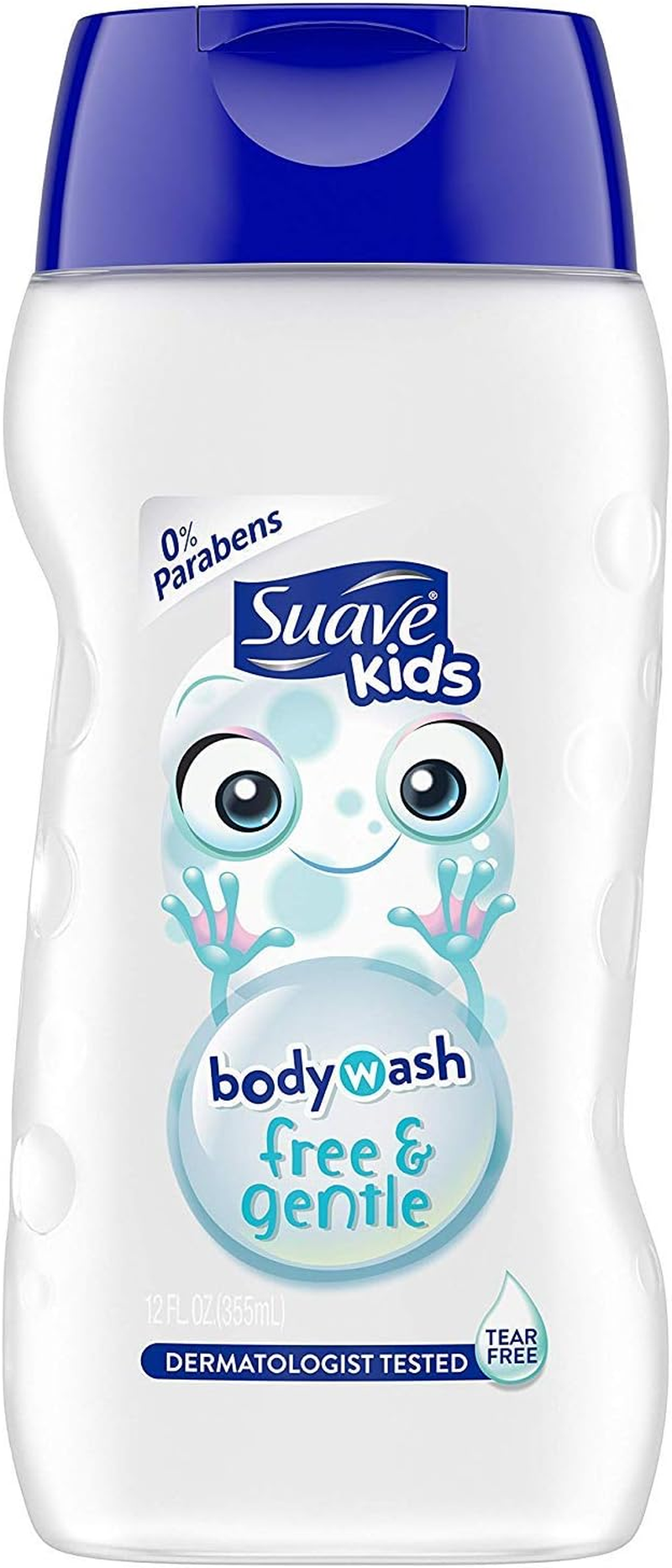 Suave Kids Body Wash - Free & Gentle - Tear Free - 0% Parabens - Net Wt. 12 FL OZ (355 Ml) per Bottle - Pack of 3 Bottles image number 1