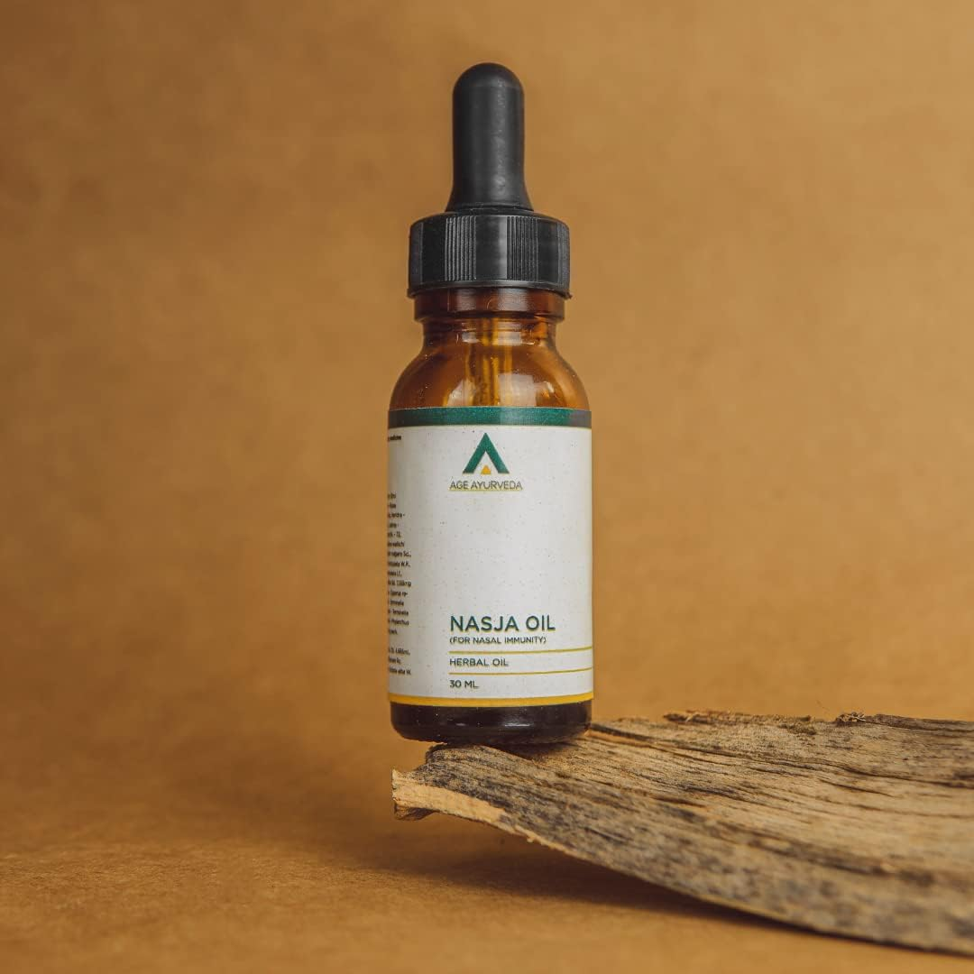 Age Ayurveda Nasja Oil 30 Ml Nasal Drop for Dry Nose Unblocked Nasal Congestion Sinusitis Allergies | Health and Nasal Immunity (Pack of 1) image number 4