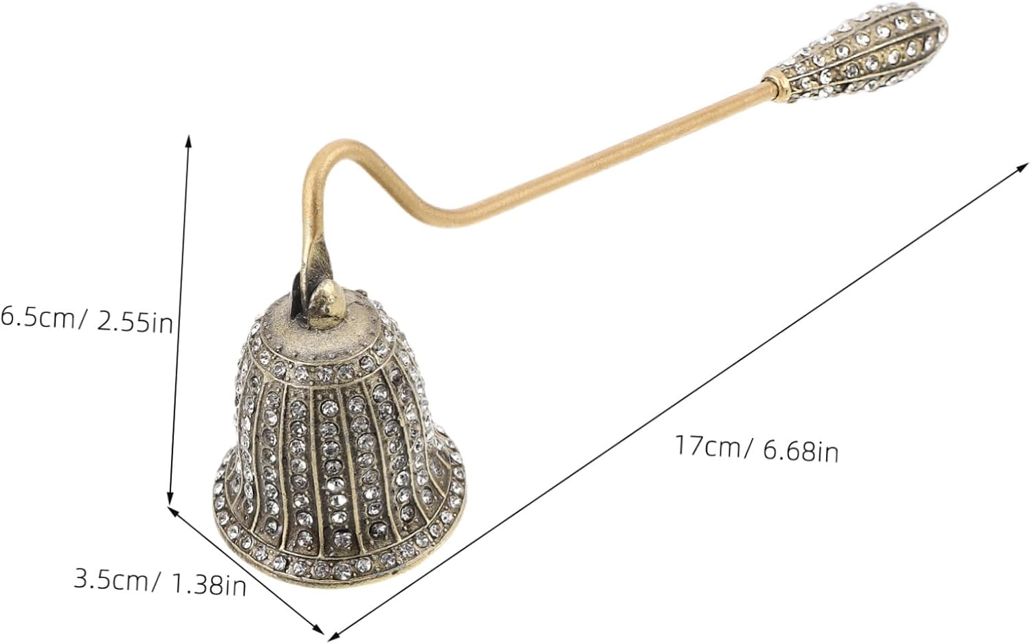 Happyyami Wick Fire Extinguisher Vintage Candle Extinguisher Snuffer Flame Extinguishing Tool for Aromatherapy Candles image number 1