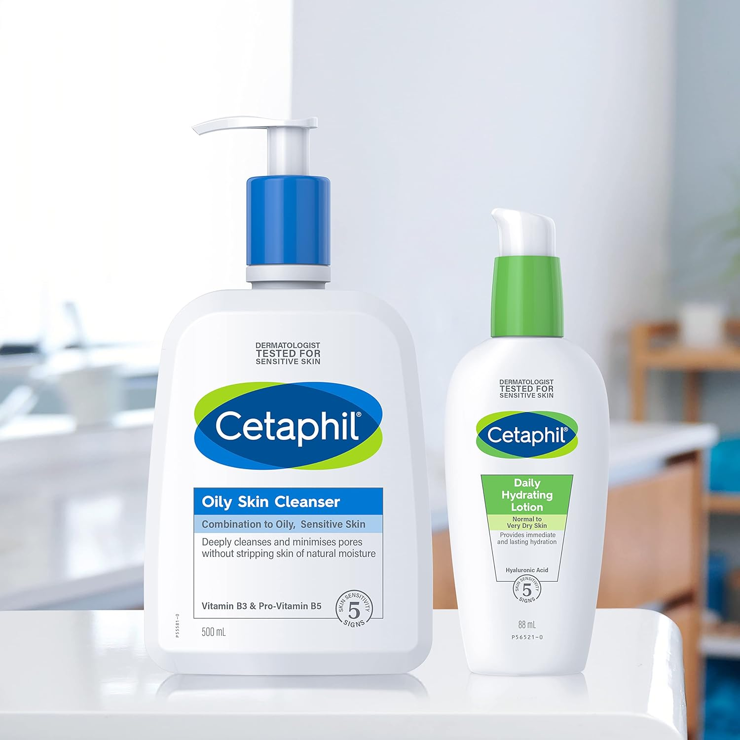 CETAPHIL Oily Skin Cleanser 500Ml, Gentle Face Wash for Sensitive Skin, with Glycerin & Panthenol, Hypoallergenic, Dermatologist Tested image number 2