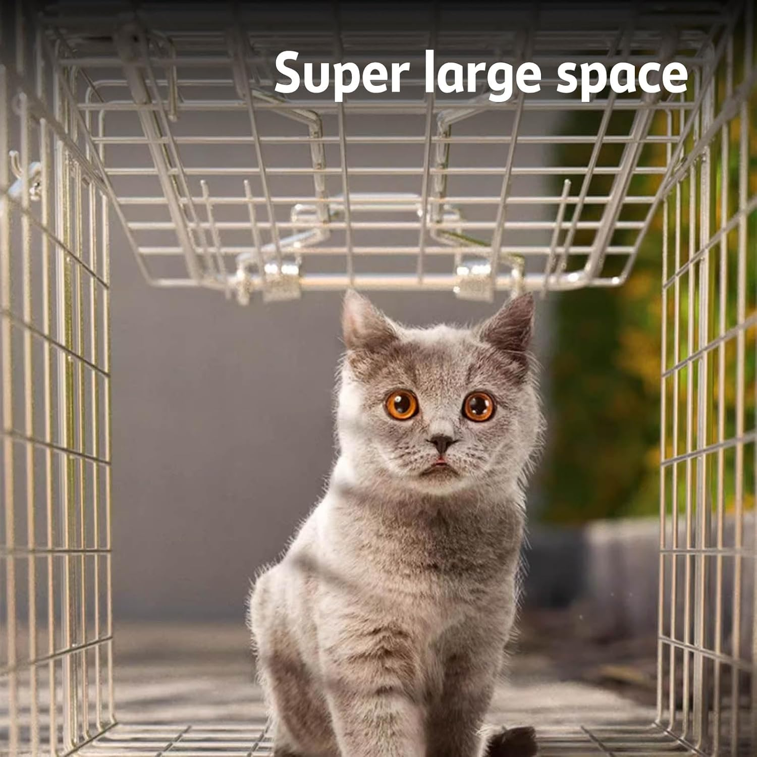 Extra Large Animal Trap Cage,Humane Live Catcher,Reusable Mice Trap Live Cage,Possum Fox Rabbit Rat Cat for Indoor and Outdoor Use (61X18X21Cm) image number 5