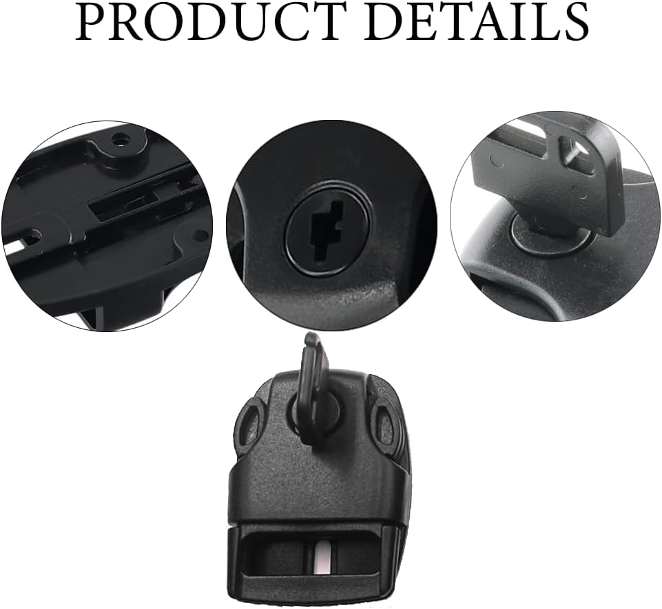 Spa Hot Tub Cover Clips Latch Replacement Kit,Hot Tub Cover Broken Latch Repair Kit, Replacement Hot Tub Cover Latch Repair Kit with Key and Screws Accessories,For Hot Tubes and Others image number 1