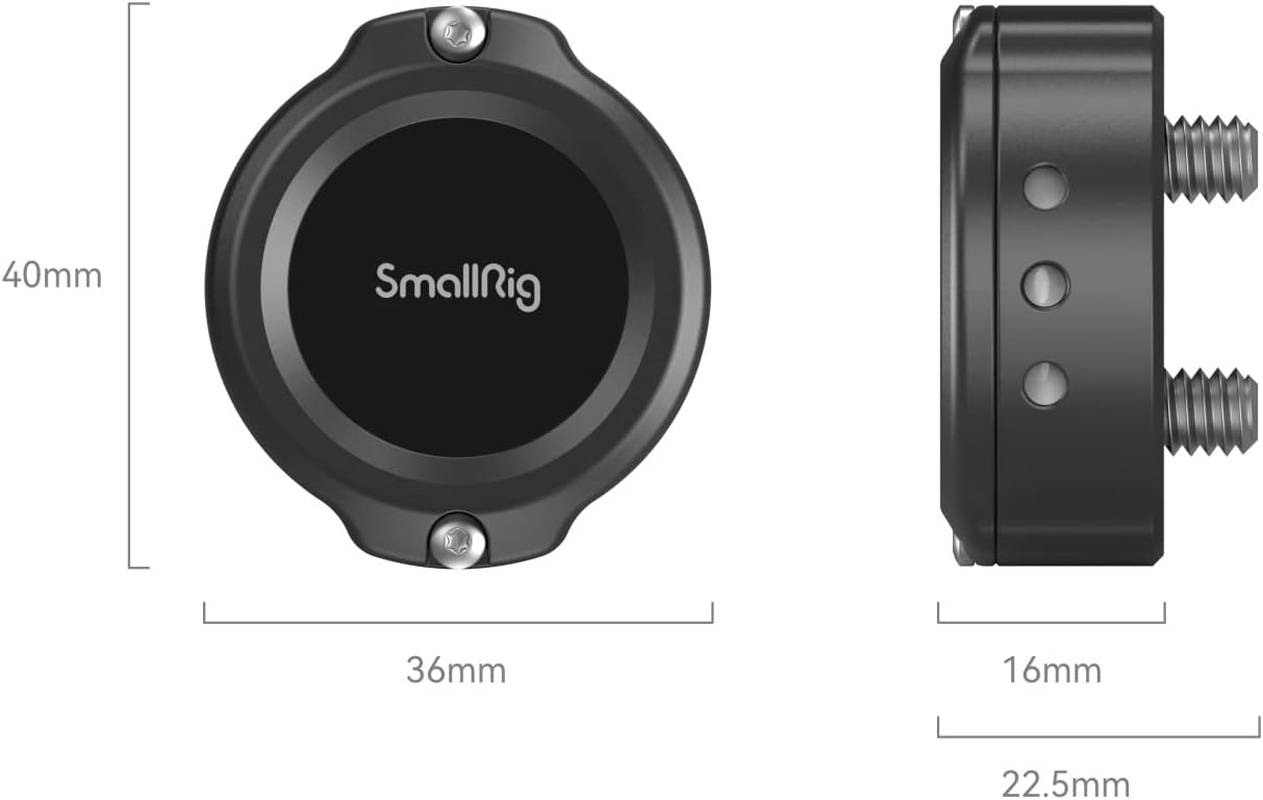Smallrig Cage for Airtag, Camera Adapter Mount with Dual 1/4"-20 Screw Mount Compatible with Camera Cage & Plate - MD4149 image number 1