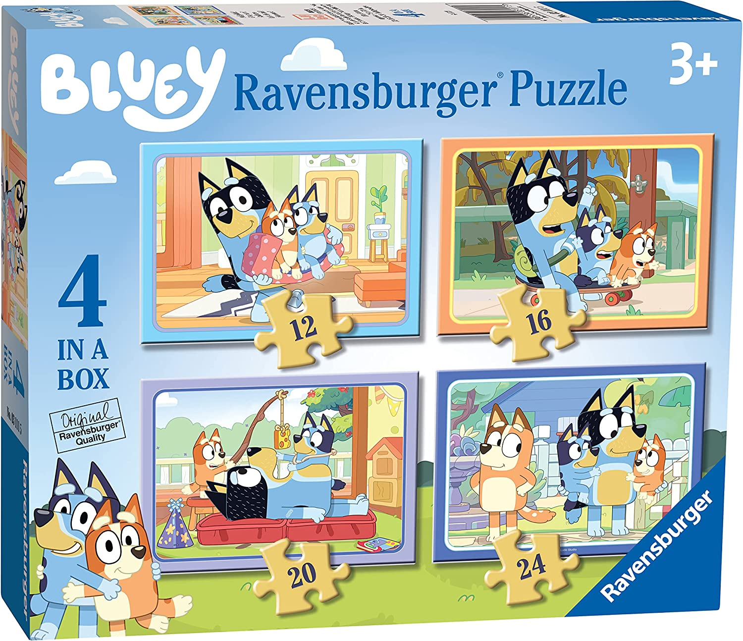 Ravensburger - Bluey Lets Do This 12 16 20 24 Pieces