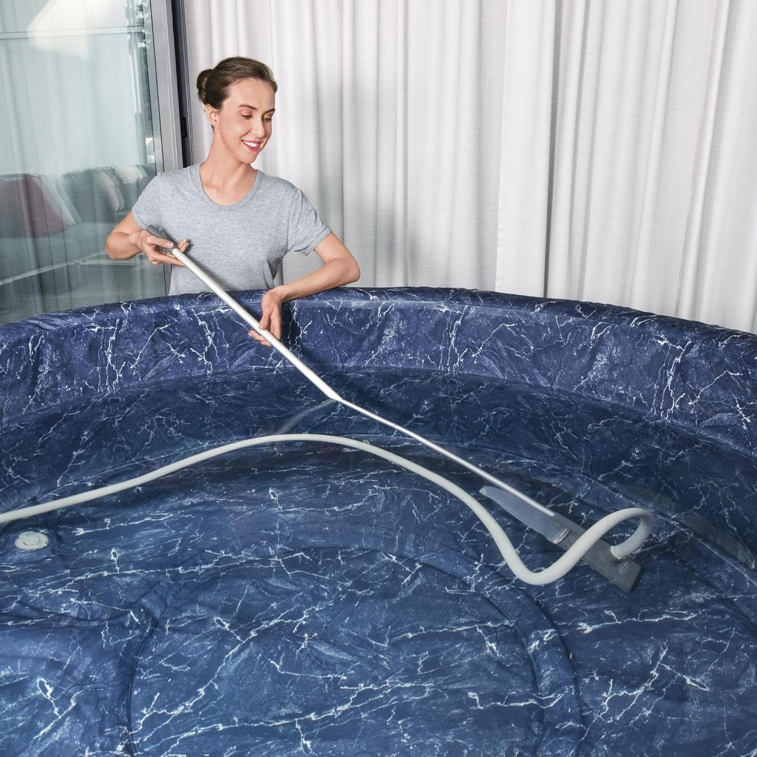 Lay-Z-Spa Bestway Underwater Vacuum, Water Powered, Wireless Cleaning Tool for Airjet and Airjet Plus image number 2