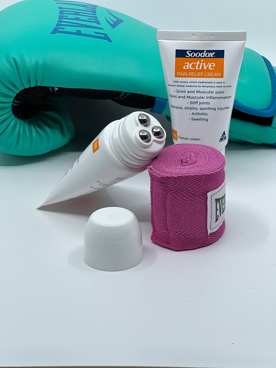 Soodox Active Pain Relief Cream 50G - 100% Natural Active Ingredients | Patented Roll on Massage Applicator - No Messy Hands! image number 4